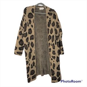 Cheetah Print Cardigan